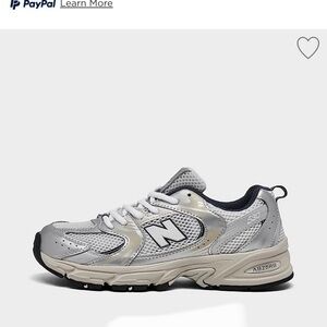 New Balance 530 Silver Sneakers big girls size 7